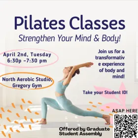 Flyer for pilates class
